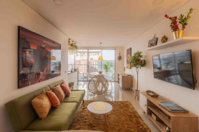 Galería Caribe 2 habitaciones en piso 24 cerca de la playa y centro histórico